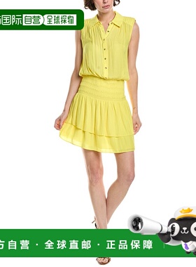 自营 Ramy Brook Taran迷你连衣裙-黄色 美国奥莱直发