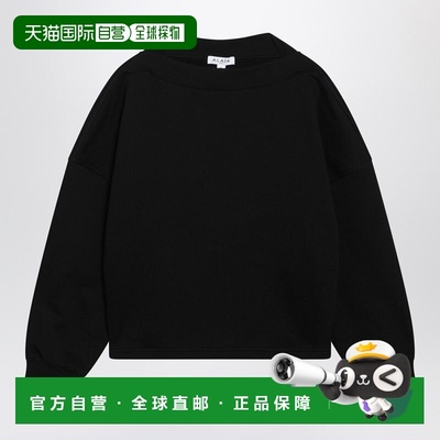 1h可退 香港直邮alaia 女士 黑色棉质运动衫 AA9E0331J094CCO999