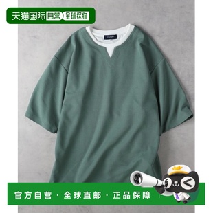 日本直邮BACK T恤 NUMBER男士 宽松钥匙孔领半袖 BN4614 夏季 1h可退