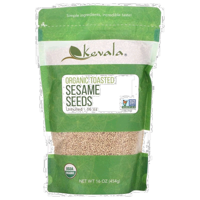 香港直发KEVALA有机烤制芝麻未去壳营养洁食可制作酱453g