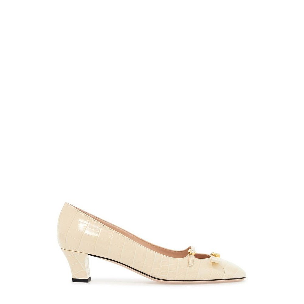 Valentino 华伦天奴 女士 蝴蝶结领口方头高跟鞋 6W2S0LD2HUR