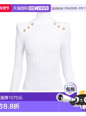 1h可退 香港直邮Balmain 高领针织毛衣 YF1KH000KB00
