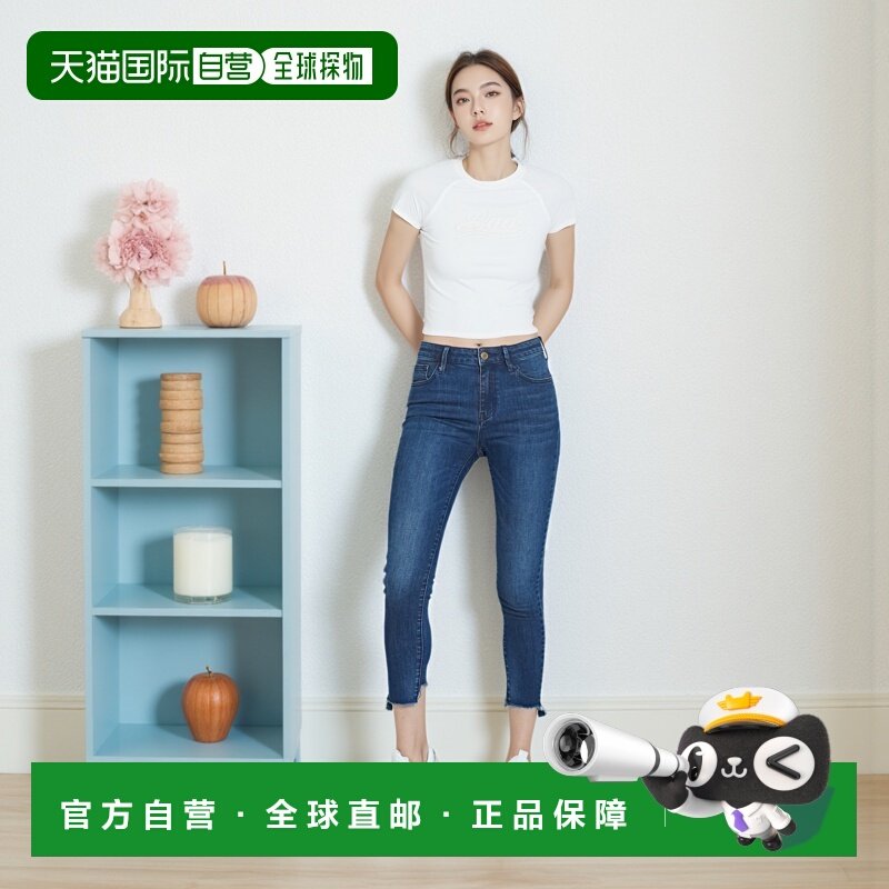 韩国直邮BADBLOOD 女士女装T恤Second Skin Contrast T-Shirt - Cr