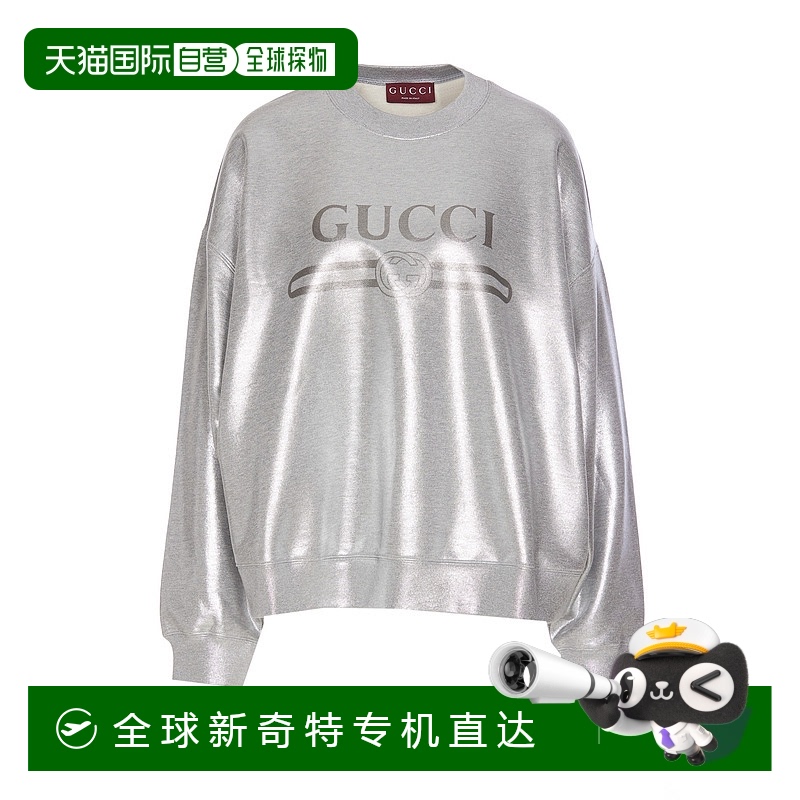 1h可退 香港直邮潮奢 Gucci 古驰 女士 长袖卫衣 813611XJG0Z