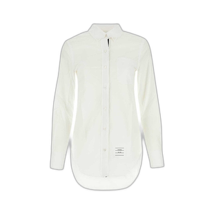 香港直邮THOM BROWNE 女士衬衫 FLL005E03113100 SS2026 白色