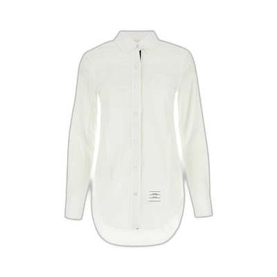 香港直邮THOM BROWNE 女士衬衫 FLL005E03113100 SS2026 白色