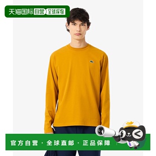 1h可退 日本直邮LACOSTE男女同款宽松版型速干长袖T恤 背面鳄鱼lo