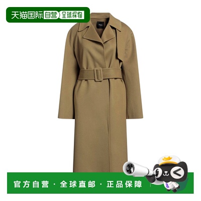 香港直邮THEORY 希尔瑞 女士 大衣 green绿色 舒适时尚