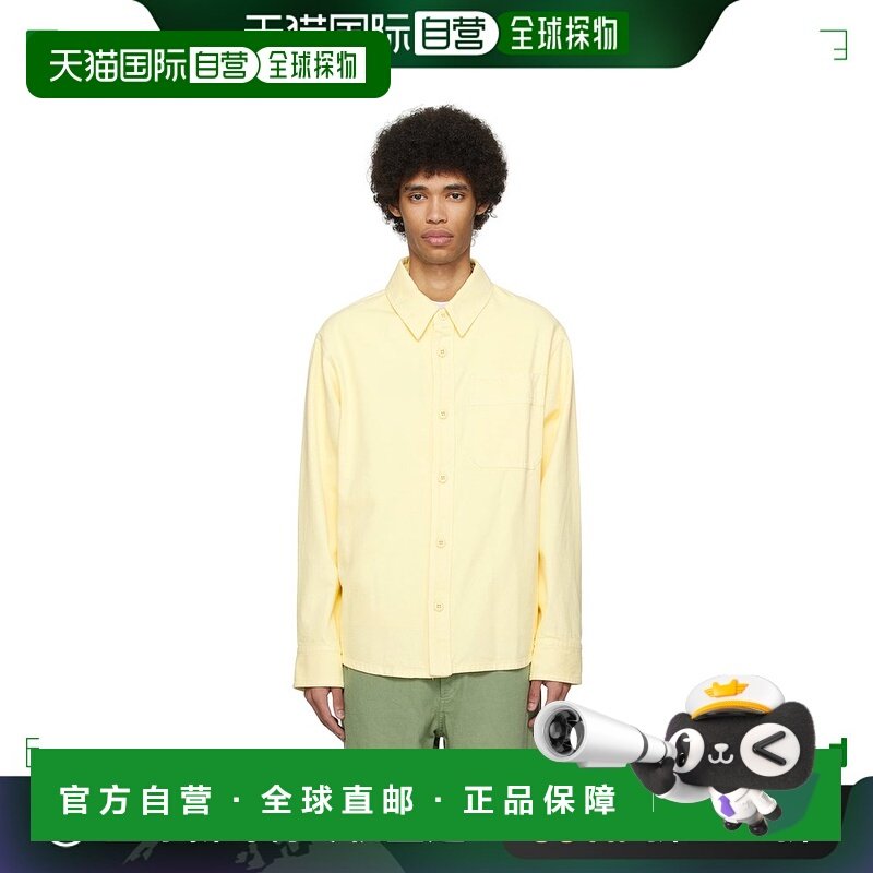 香港直邮潮奢 A.P.C. 男士 黄色 Basile Brodee Poitrine 牛仔衬