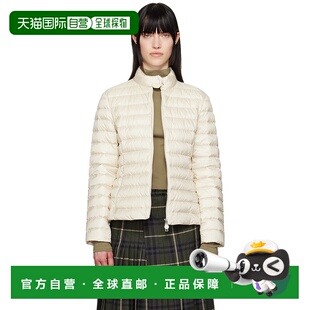 1h可退 香港直邮潮奢 Moncler 盟可睐 女士 灰白色 Igelle Short