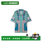 Coral Theatre真丝衬衫 10039261A14567短袖 香港直邮Versace 男装