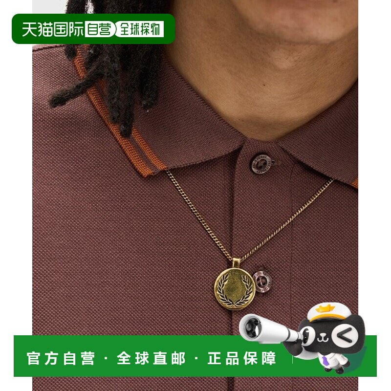 日本直邮FRED PERRY 女士月桂叶吊坠项链 MS8705图片