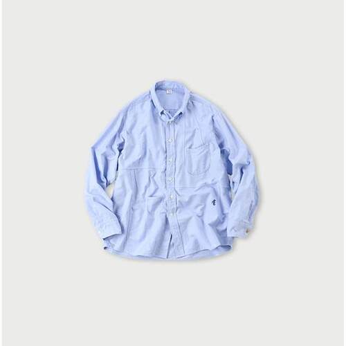 1h可退 日本直邮45R Supima Cotton Ocean Sail Shirt 908