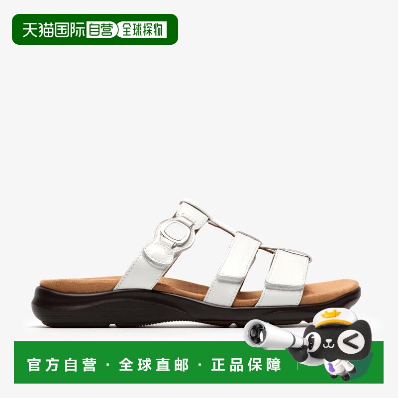 加拿大直邮Clarks Kitly Pearl 女士厚底凉鞋与人字拖图片