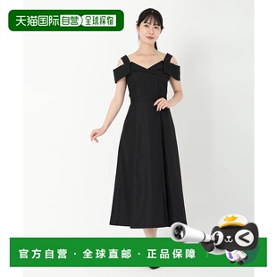 1h可退 日本直邮ADICT TWILL 女装 修身 背部蕾丝装饰 连衣裙式背