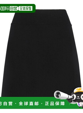 1h可退 香港直邮'S Max Mara 女士 迷你半身裙 black黑色 舒适时