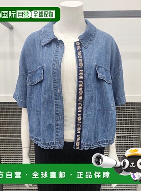 韩国直邮compagna  衬衫短袖牛仔外套