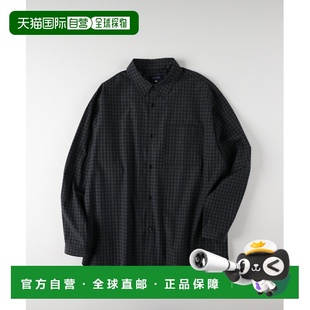 日本直邮BACK 微光泽休闲纯色 NUMBER男装 衬衫 日 宽松长袖 1h可退