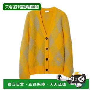 香港直郵Burberry 80776841羊毛 格紋針織衫 長袖
