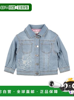 1h可退 【美国直邮】MONNALISA 牛仔外套 童装 16356913IX 蓝色 9