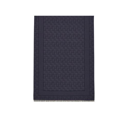 Salvatore Ferragamo Gancini Monogram 提花羊毛围巾 520121