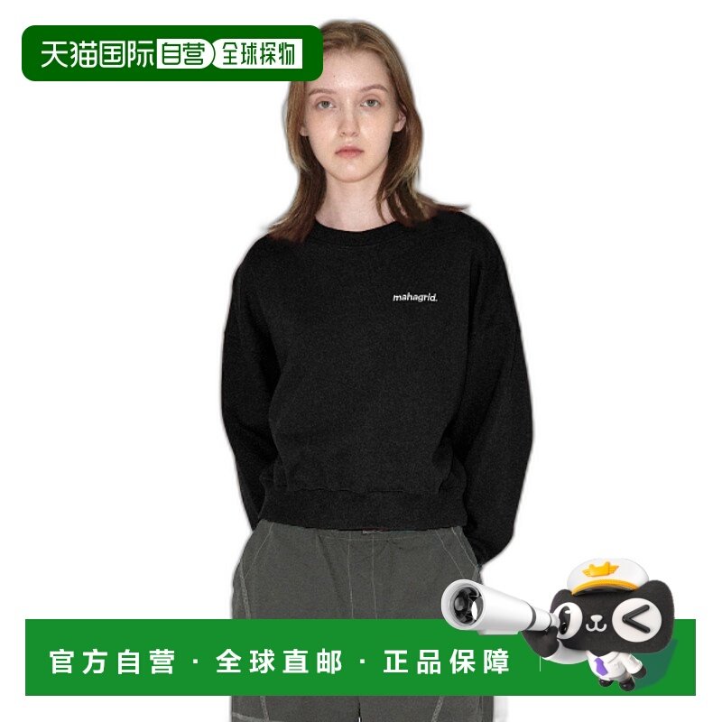 韩国直邮MAHAGRID 女士女士卫衣/绒衫MG2EFFM471ABK ORIGIN LOGO C