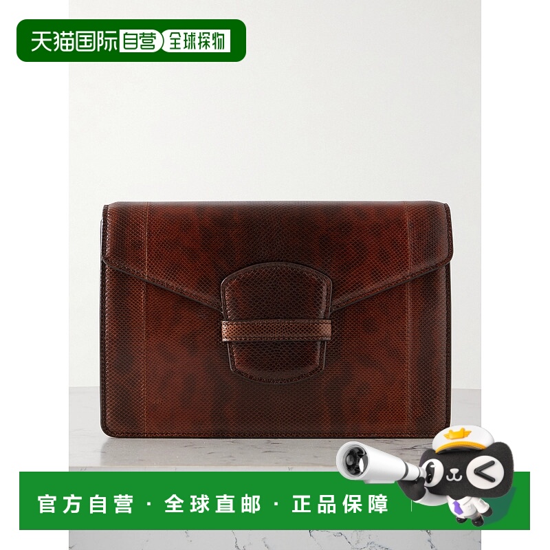 1h可退 香港直邮The Row 女士 蛇纹手包 W1914E77B orange橙色 舒