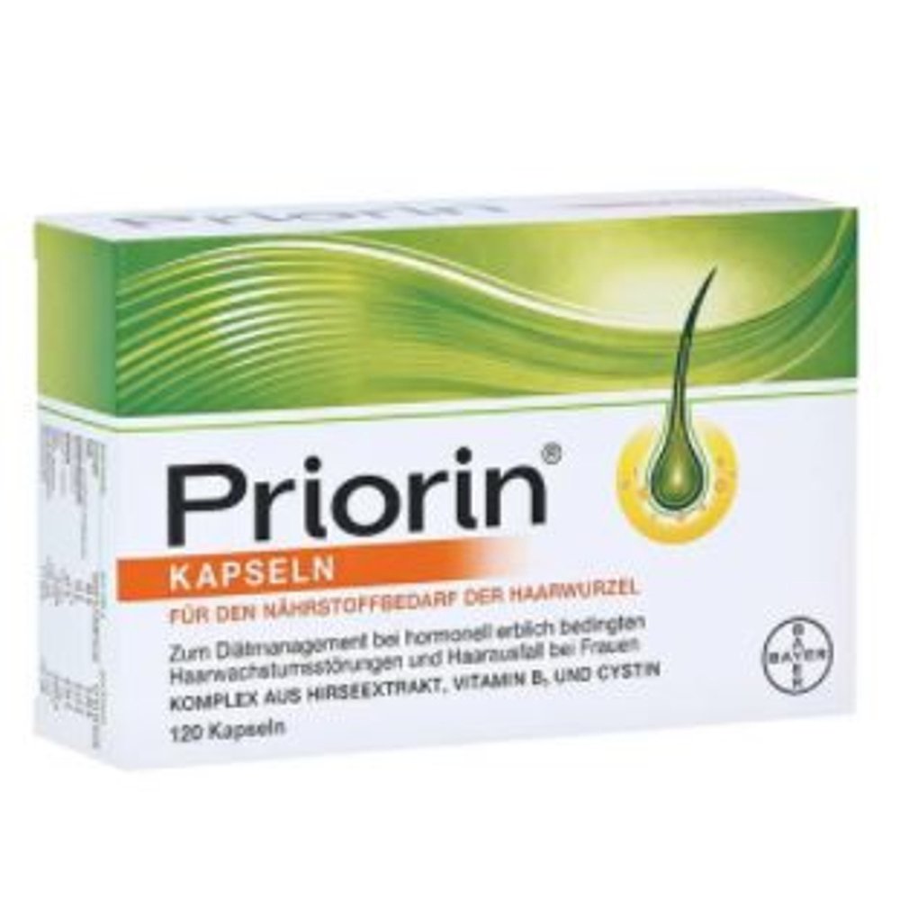 欧洲直邮Priorin拜耳脱发护发胶囊120粒固发滋养毛囊2024.11到期