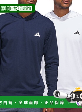 日本直邮阿迪达斯弹力长袖连帽衫 KUH71 男士高尔夫服上衣 2025