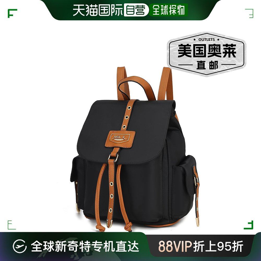 mia k collectionPaula 女士背包 - 黑色干邑色 【美国奥莱】直发,运动包/户外包/配件,双肩包,淘宝优惠券,粉丝福利购,淘宝优惠卷