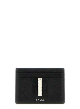 BALLY 男士卡包 MLB01SVT434U901P 黑色 徽标钱包