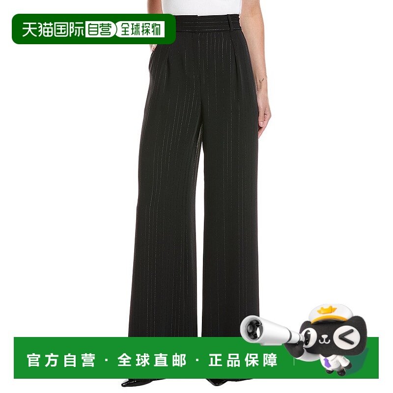 自营Ramy Brook Gaius长裤-黑色 美国奥莱直发休闲裤阔腿裤