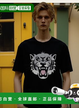 香港直邮KENZO 男士T恤 FF55TS5334SG99J SS2025 黑色高档舒适