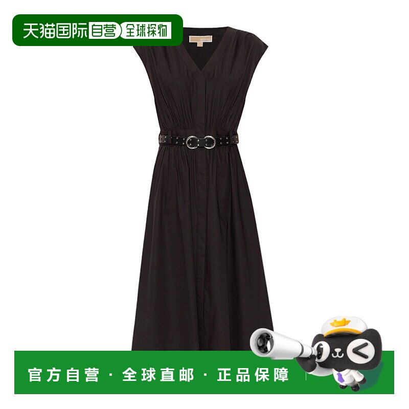 香港直邮MICHAEL KORS 女士连衣裙 MS5830KF4C001 SS2025 黑色