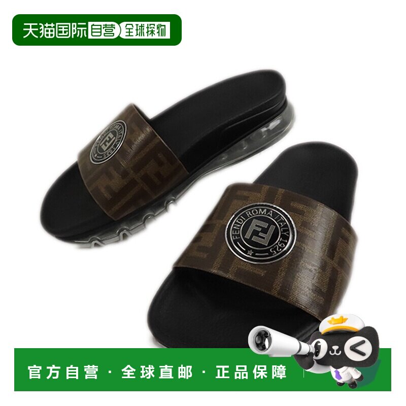 日本直邮 FENDI FF 拖鞋 7X1233 A7MP F16YE FF 拖鞋凉鞋 Zucca