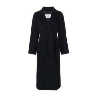 MARA 蓝色 女士外套 AW2018 ADDA系带大衣 1016028906005 MAX