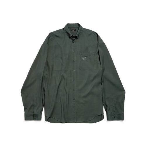 BALENCIAGA 男士外套 839183TJO252840 AW2025 军绿色