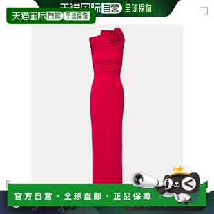 花朵装 1h可退 女士 butrym 饰褶皱针织礼服连衣裙 香港直邮magda