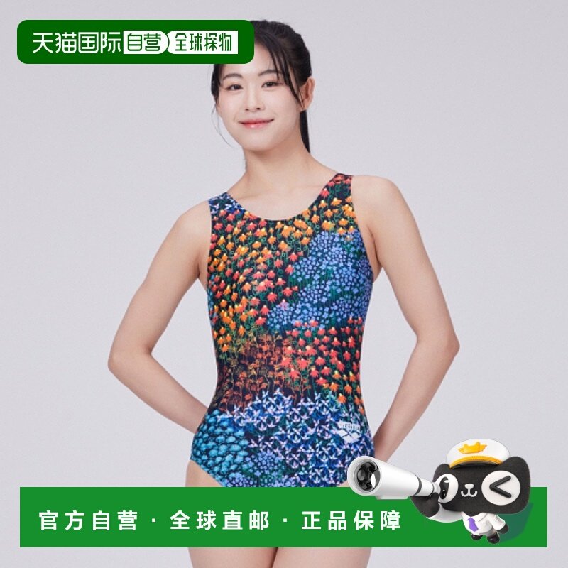 韩国直邮ARENA 连体泳衣A4SL1LO15BLK阿瑞娜