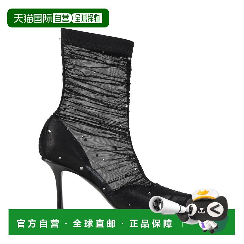 香港直邮Jimmy Choo 周仰杰 女士 脚踝靴 black黑色 舒适时尚女鞋