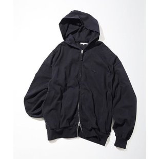 日本直邮CAHLUMN重量加厚 连帽卫衣长谷川主 针织保暖拉链帽衫