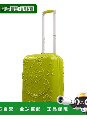 自营 苏斯博士格林奇 Ful 22 英寸 Caryon Suitecase 旋转器 - 绿