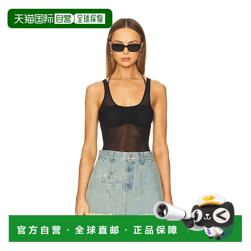 1h可退 香港直邮潮奢 Private Policy 女士 比基尼网纱上衣 25020