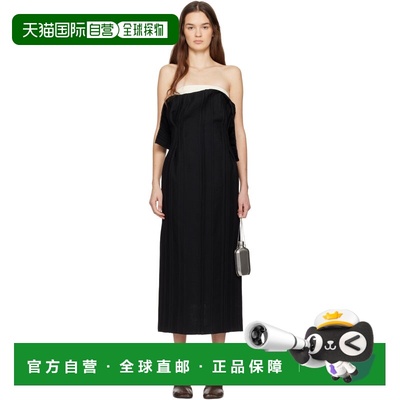 香港直邮calvin klein 女士 黑色 Beatrix Strapless 连衣裙 VY04