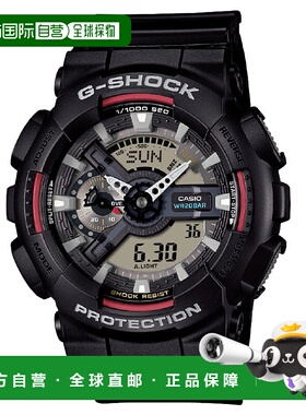 日本直邮Casio 手表 G-SHOCK GA-110RL-1AJF 20 ATM 防水 黑色 GA