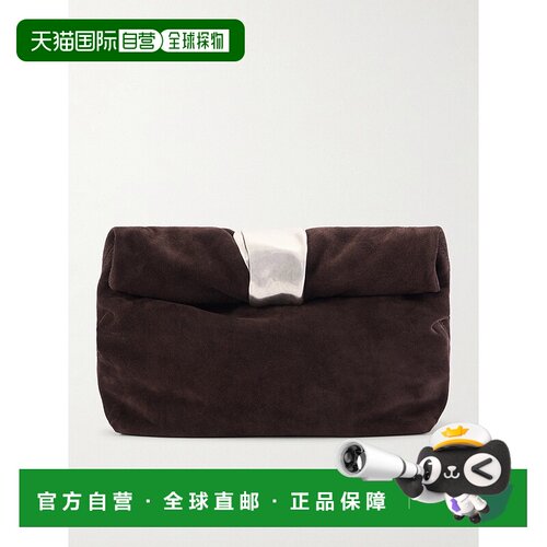 1h可退 香港直邮Staud 女士 Cuff 绒面革手包 H26R2015UNESPR