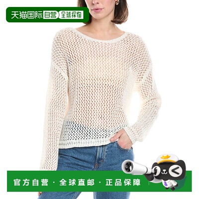 自营Bella Dahl Relaxed Open Knit Sweater - beige 美国奥莱直