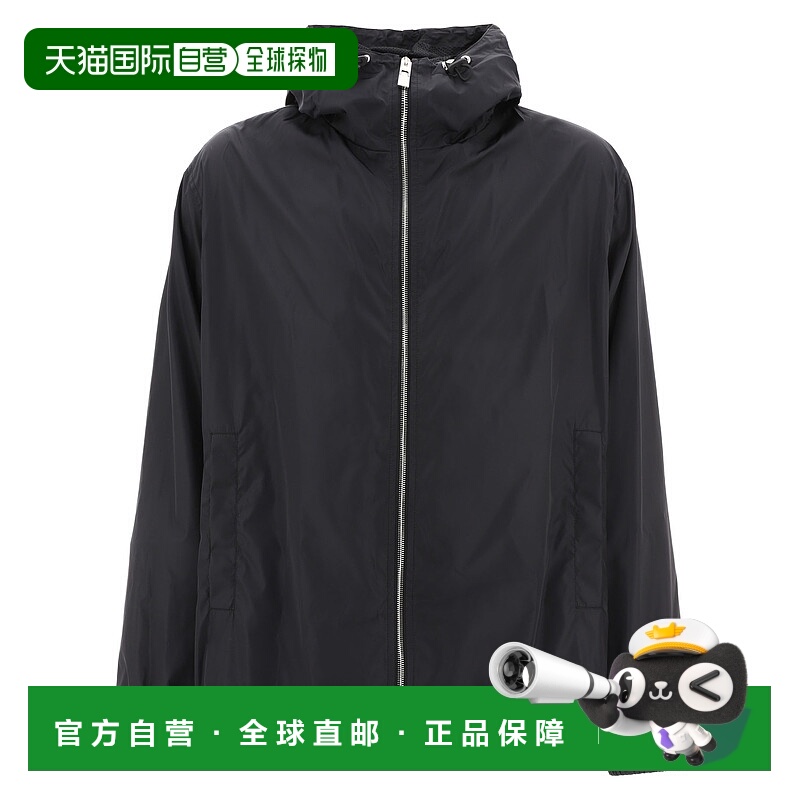 1h可退 香港直邮Givenchy 纪梵希 男士 连帽拉链休闲夹克 BM00V5G