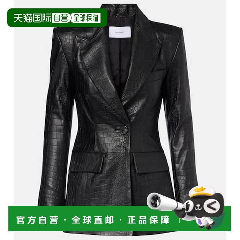 1h可退 香港直邮潮奢 ALEX PERRY 女士 鳄鱼纹皮革西装外套,女装/女士精品,西装,淘宝优惠券,粉丝福利购,淘宝优惠卷