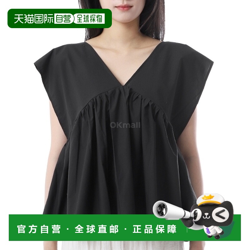 韩国直邮Baserange 黑色电缆上衣 (TOCA-PO-SU25) 无袖的新款